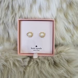 Kate Spade Faux Pearl Statement Stud Earrings